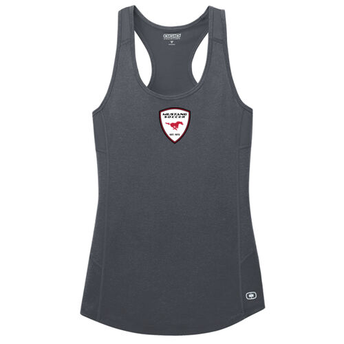 LADIES OGIO RAZOR BACK TANK - GREY TRADITIONAL LOGO Thumbnail