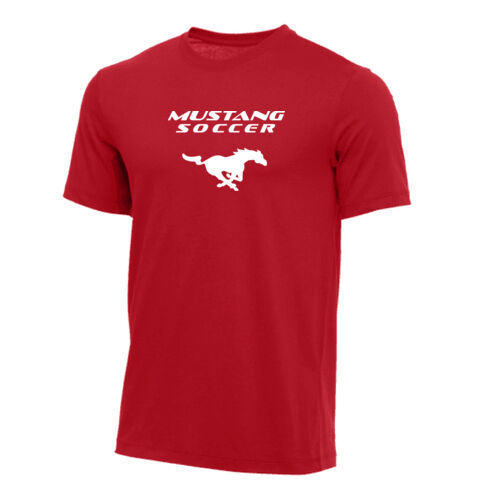 ADULT & YOUTH NIKE COTTON TEE - MUSTANG LOGO Thumbnail