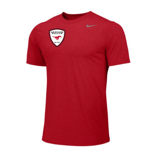 ADULT & YOUTH NIKE DRI FIT S/S TEE - MUSTANG CREST Thumbnail