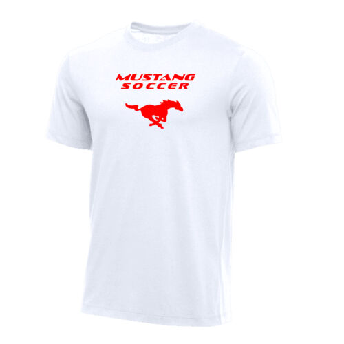 ADULT & YOUTH NIKE COTTON TEE WITH MUSTANG LOGO Thumbnail